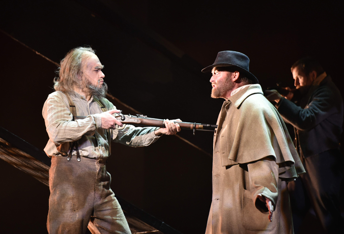 Marcus DeLoach and Jay Hunter Morris in Cold Mountain